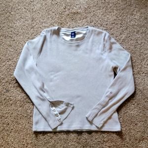 GAP light grey long sleeve shirt